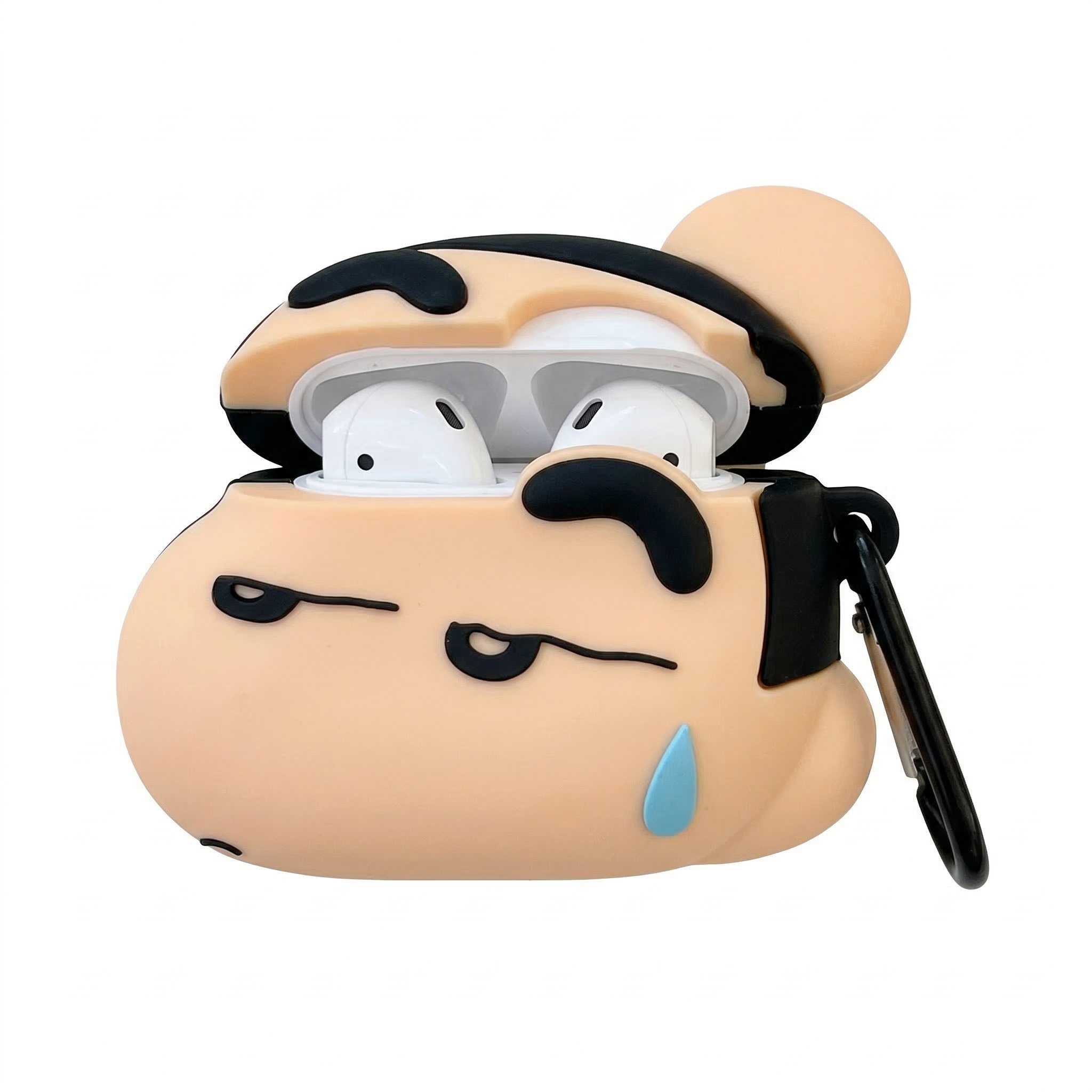 Funny Thick Eyebrow Boy 3D Case for AirPods Pro | Cheeky Cartoon Character