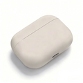 Matte Beige Silicone AirPods Case – Universal Fit for All AirPods Models