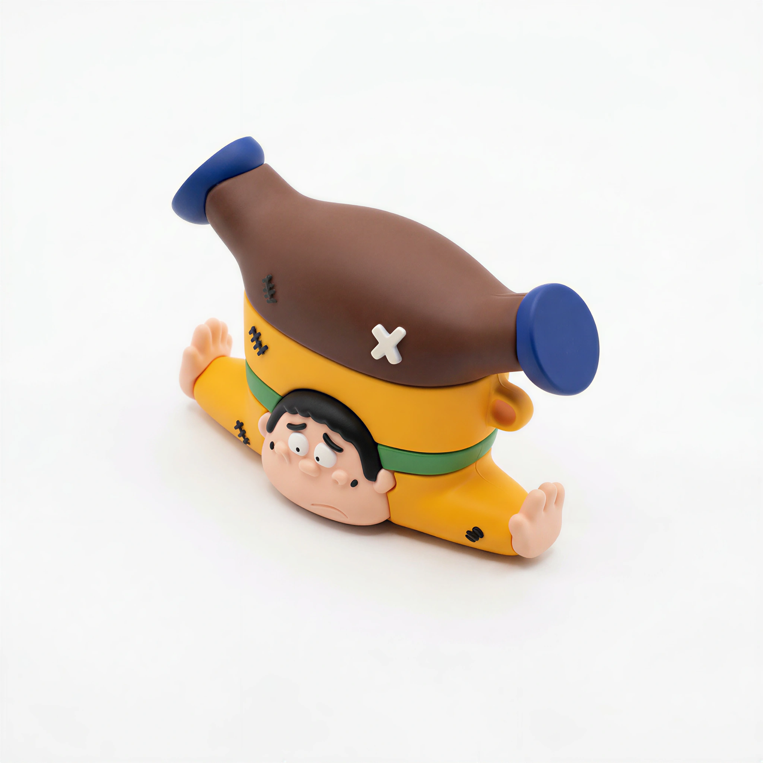Chubby Cartoon Character 3D Soft Silicone Case - Fun Anime Style Earphone Cover