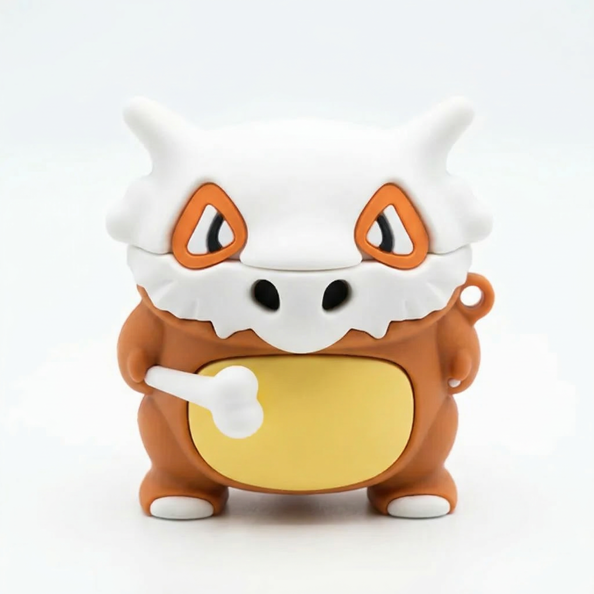 Funny Skull-Masked Creature 3D Case for AirPods | Cute Bone-Wearing Animal Design