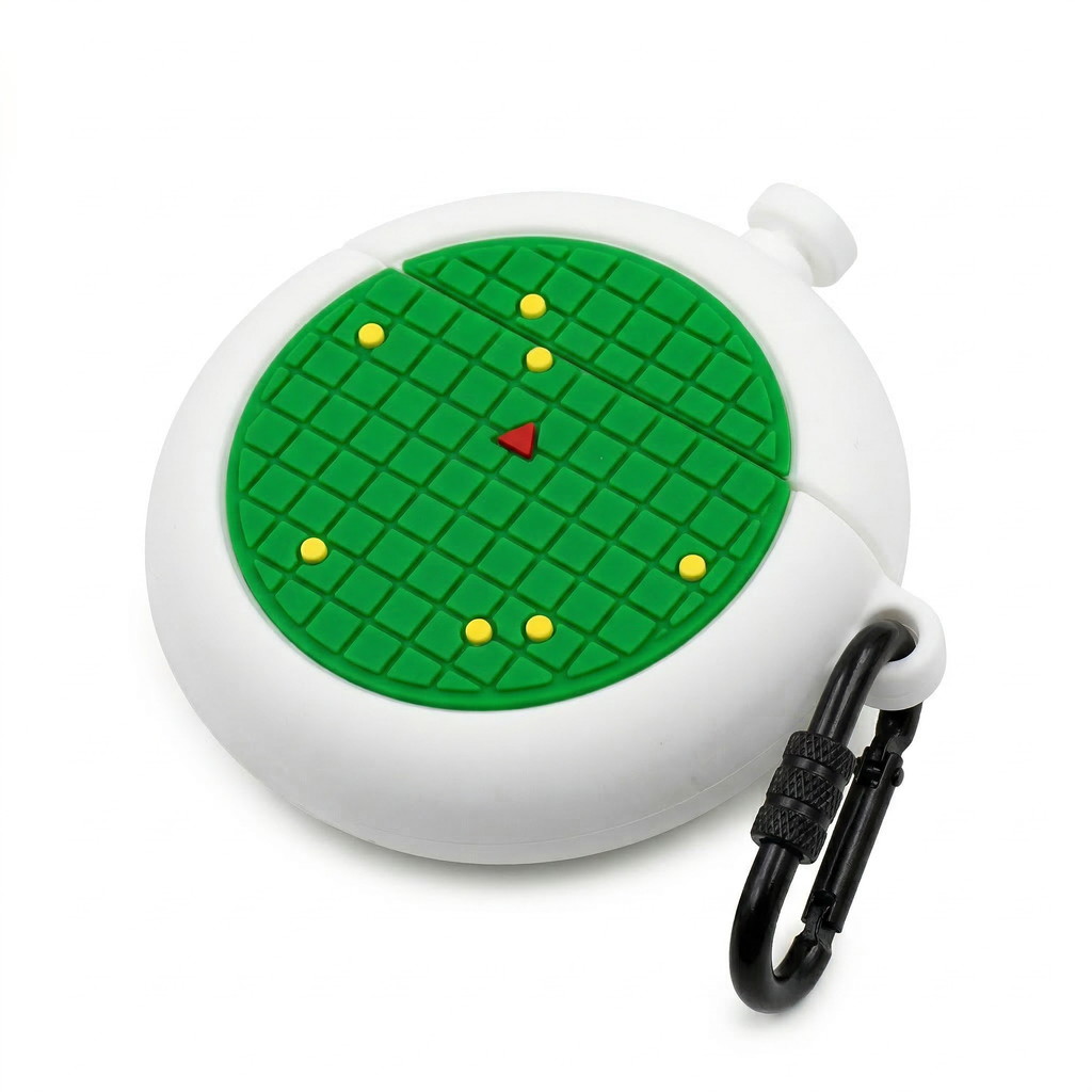 Retro 90s Virtual Pet 3D Case for AirPods Pro | Green Grid Nostalgia Design