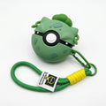 Cute Seed Dinosaur 3D Case for AirPods | Red & White Sphere Design Cover