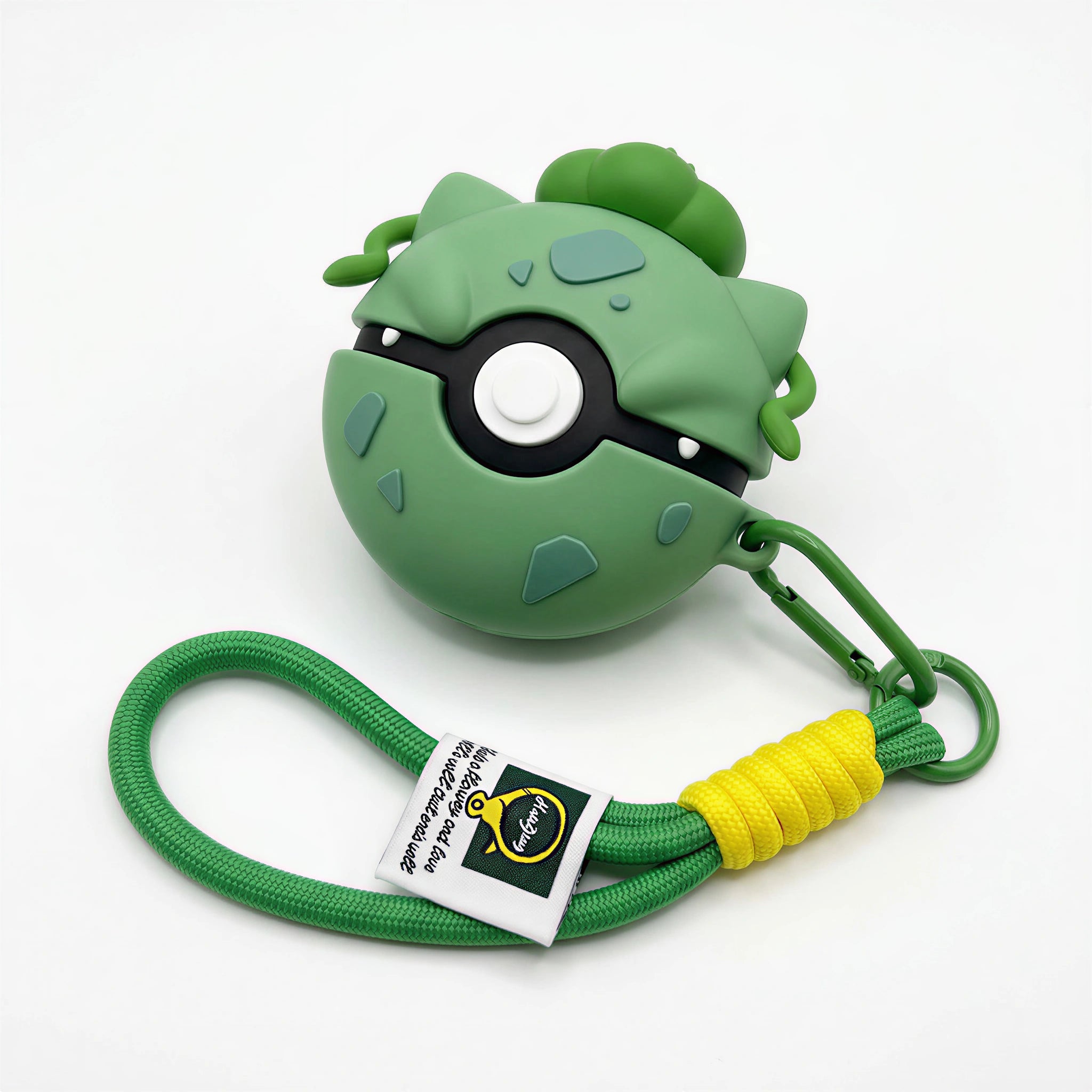 Cute Seed Dinosaur 3D Case for AirPods | Red & White Sphere Design Cover