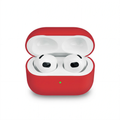 Matte Red Silicone AirPods Case – Universal Fit
