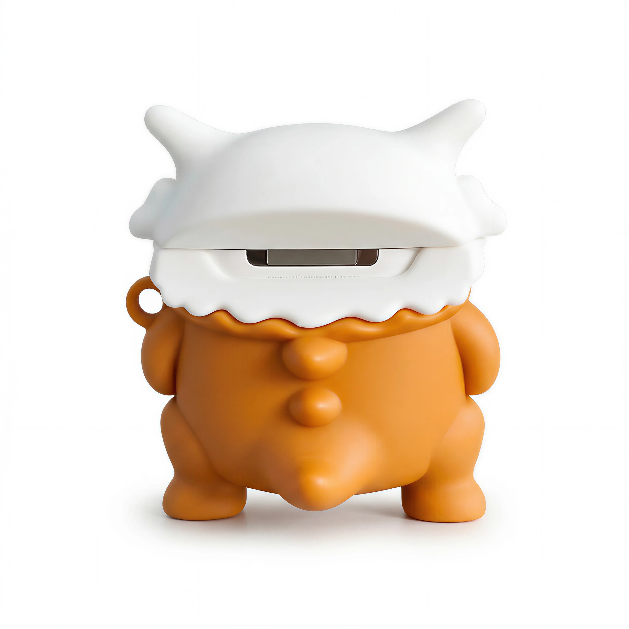 Funny Skull-Masked Creature 3D Case for AirPods | Cute Bone-Wearing Animal Design