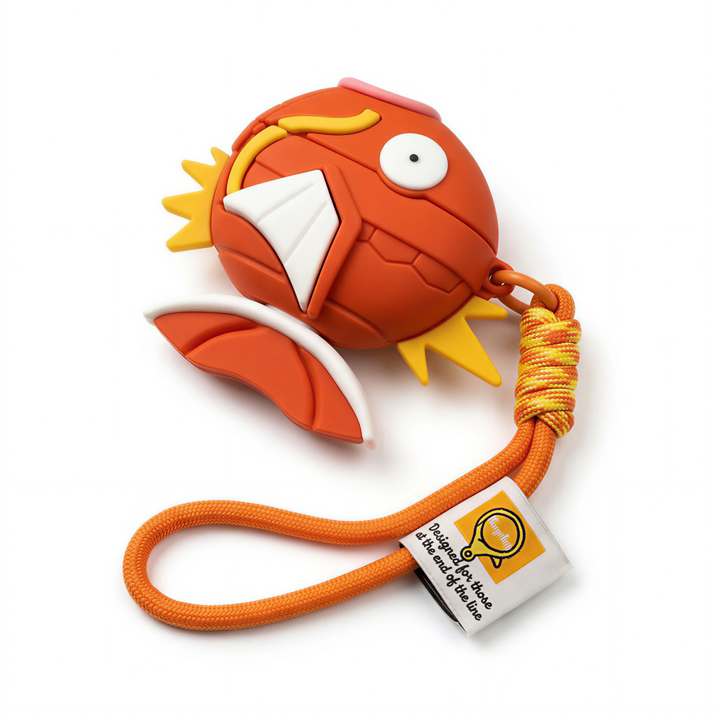 Funny Splashing Red Fish 3D Case for AirPods Pro | Cute Quirky Creature Design