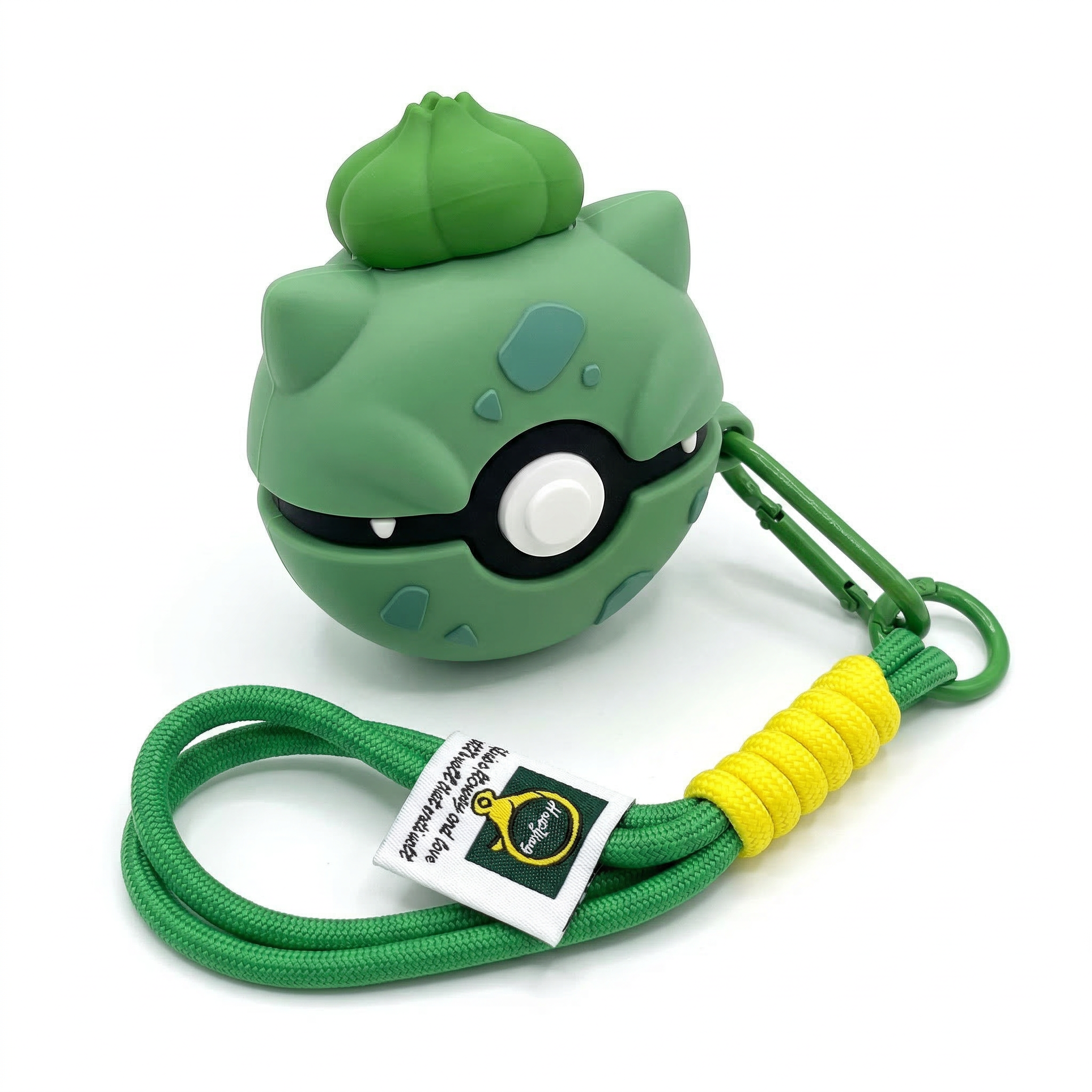 Cute Seed Dinosaur 3D Case for AirPods | Red & White Sphere Design Cover