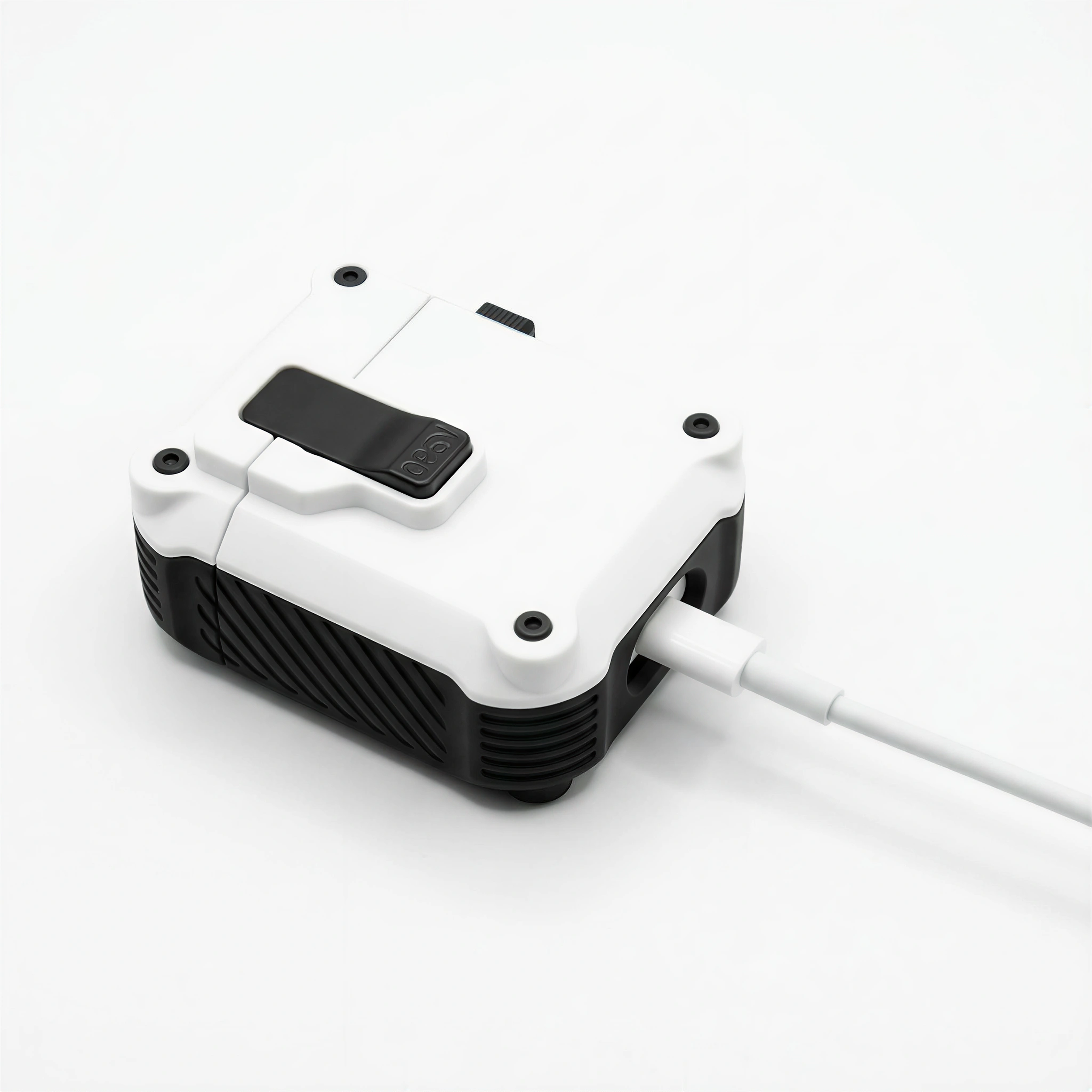 Tough Lock AirPods Pro Case – Heavy-Duty White & Black Protection Shockproof Cover