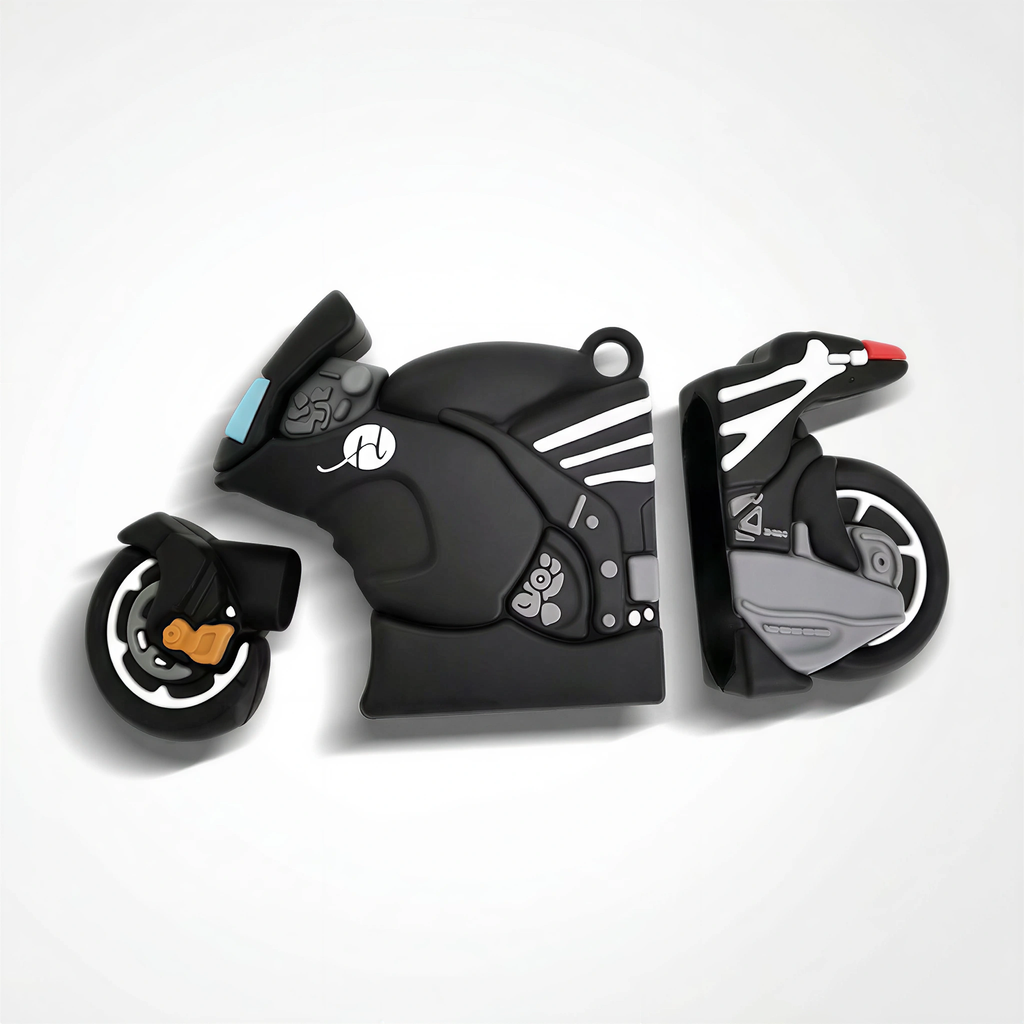 Superbike Racing Edition AirPods Case – 3D Silicone Sport Moto Style Protective Cover