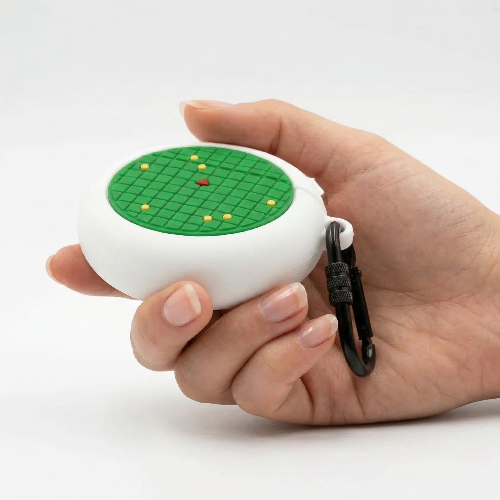 Retro 90s Virtual Pet 3D Case for AirPods Pro | Green Grid Nostalgia Design