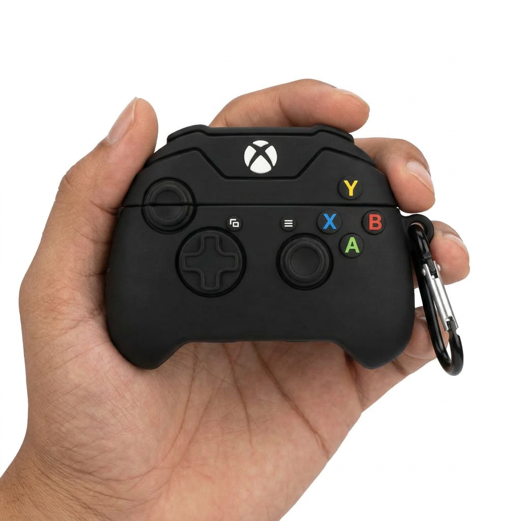 Pro Gamer Edition Silicone Case for AirPods – Midnight Black Gaming Peripheral Design