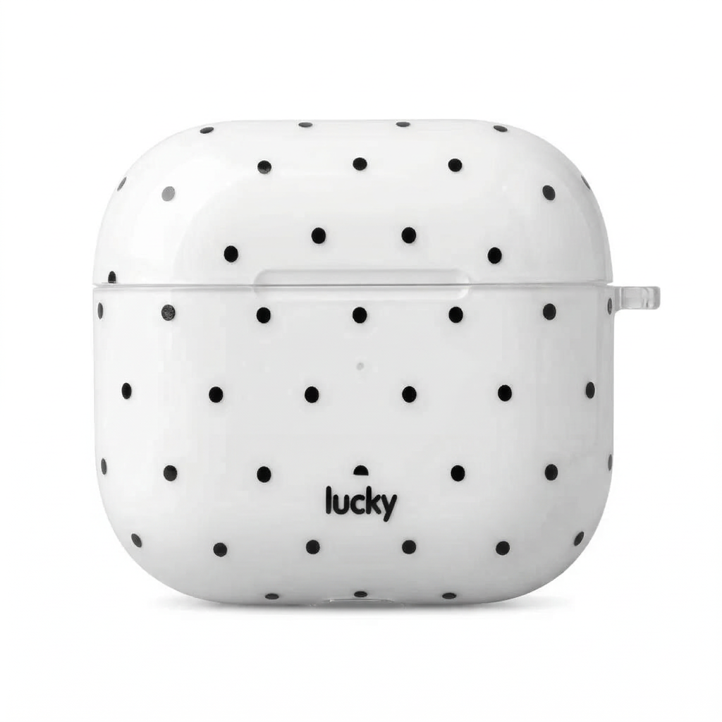 Polka Dot "Lucky" AirPods Case – Universal Fit