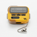Retro Pager Style AirPods Case – Yellow Silicone Design