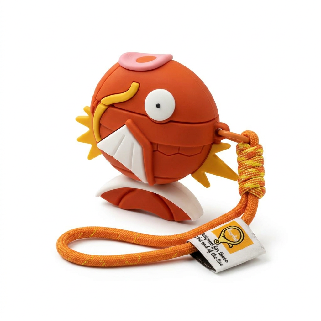 Funny Splashing Red Fish 3D Case for AirPods Pro | Cute Quirky Creature Design