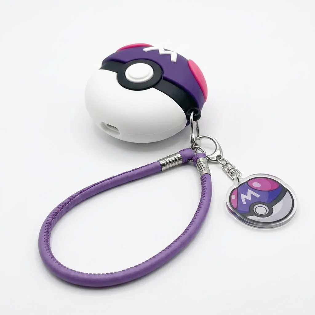 Elite Purple Sphere 3D Case for AirPods | Ultimate Catch Ball Design Cover