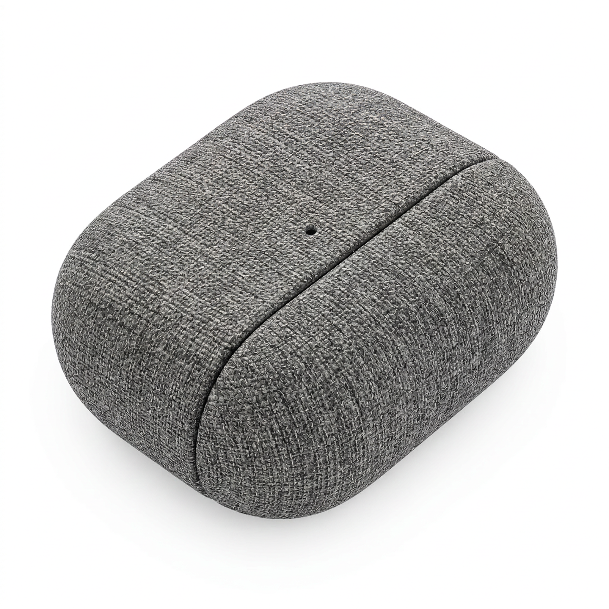 Textured Fabric Grey AirPods Case – Universal Fit