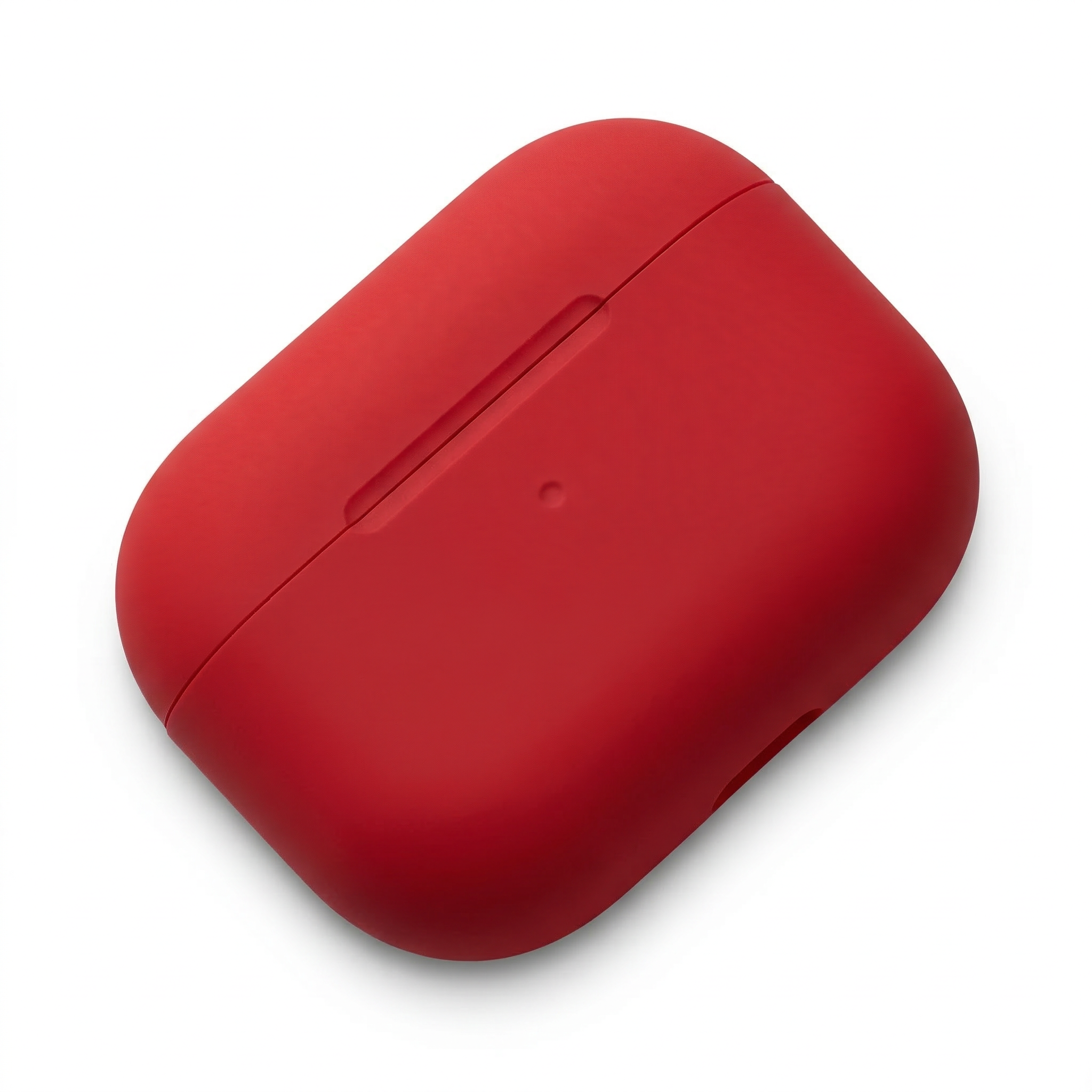 Matte Red Silicone AirPods Case – Universal Fit