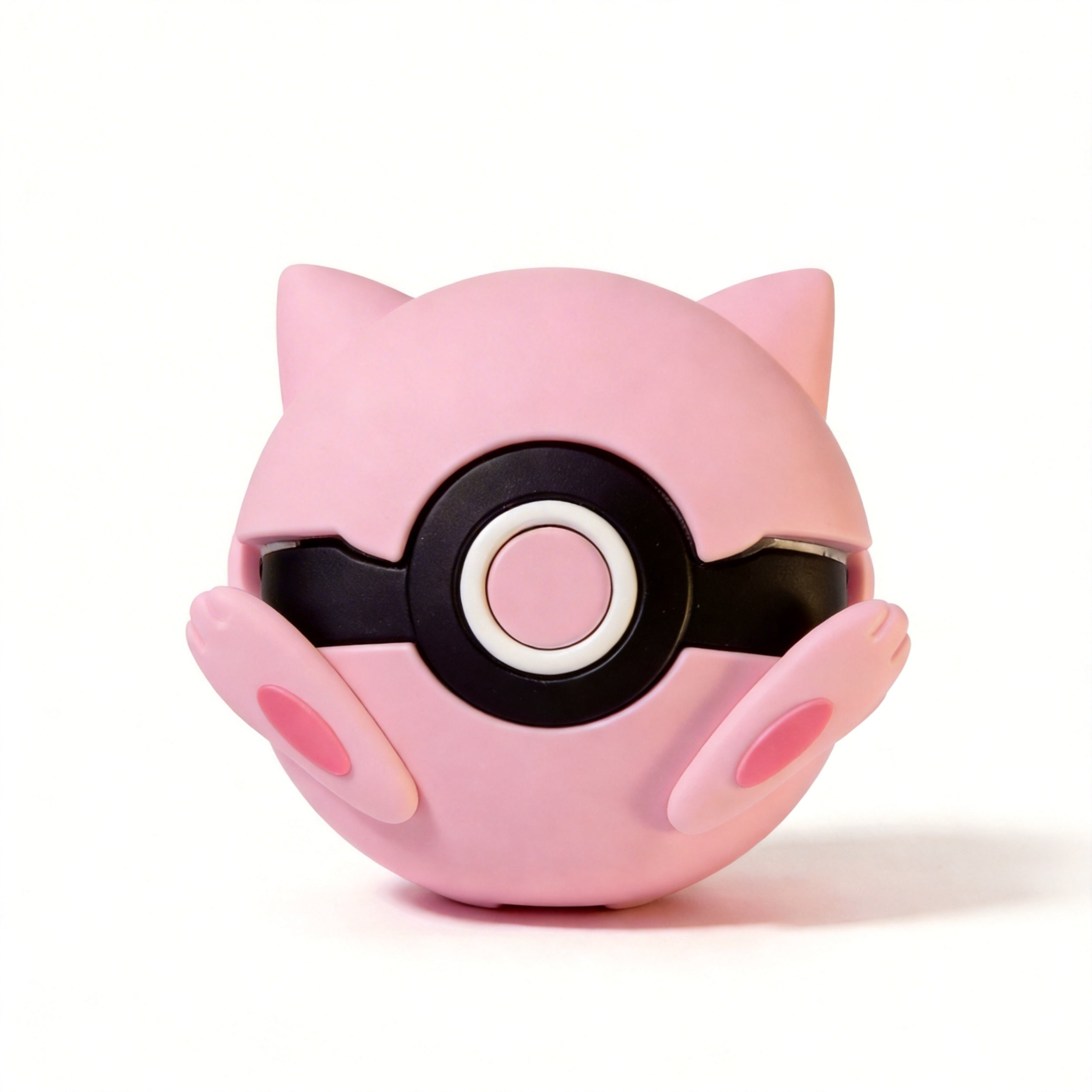 Funny Pink Piggy 3D Sphere Case for AirPods Pro | Protective Silicone Animal Cover