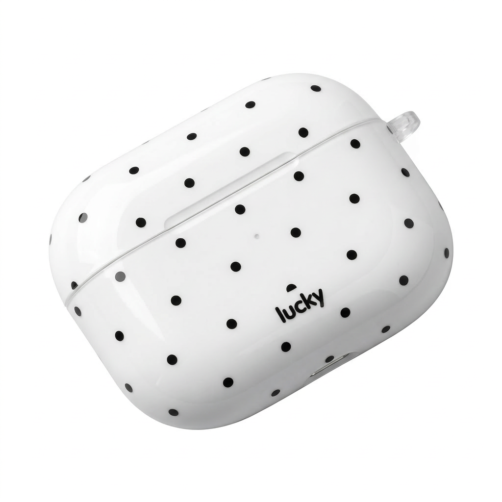 Polka Dot "Lucky" AirPods Case – Universal Fit