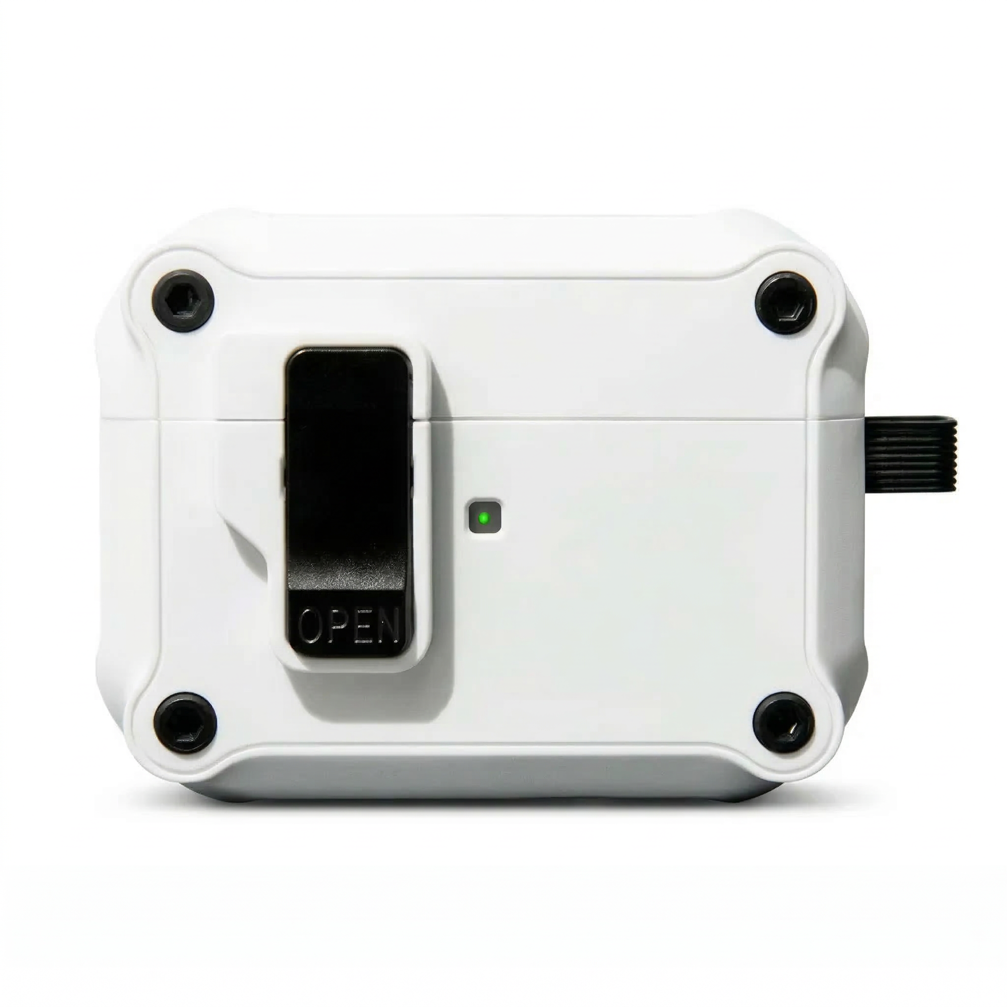 Tough Lock AirPods Pro Case – Heavy-Duty White & Black Protection Shockproof Cover