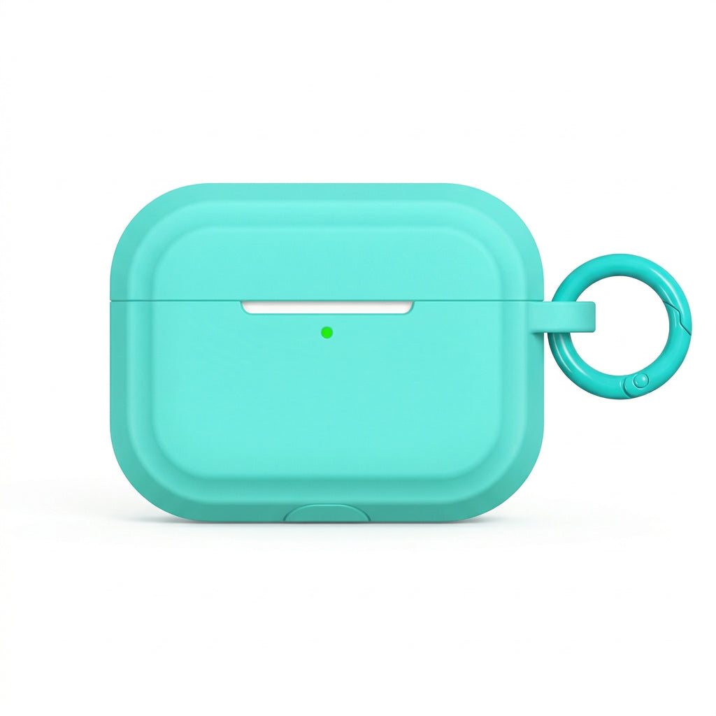 Bright Orange Rugged Silicone AirPods Case – Universal Fit