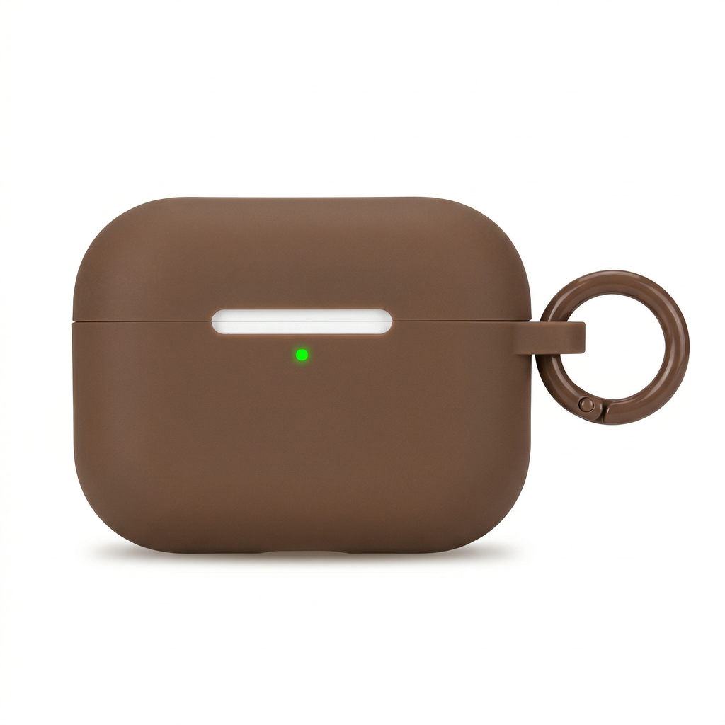 Bright Orange Rugged Silicone AirPods Case – Universal Fit