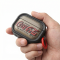 Vintage Coca-Cola Style AirPods Case with Red Carabiner – Universal Fit