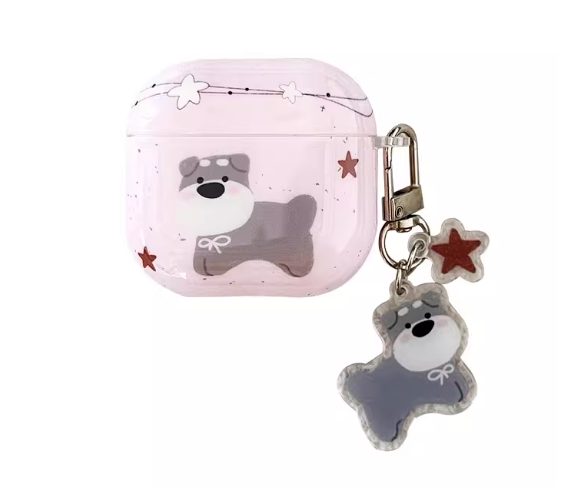Cute Cartoon Cat AirPods Case with Lanyard – Universal Fit