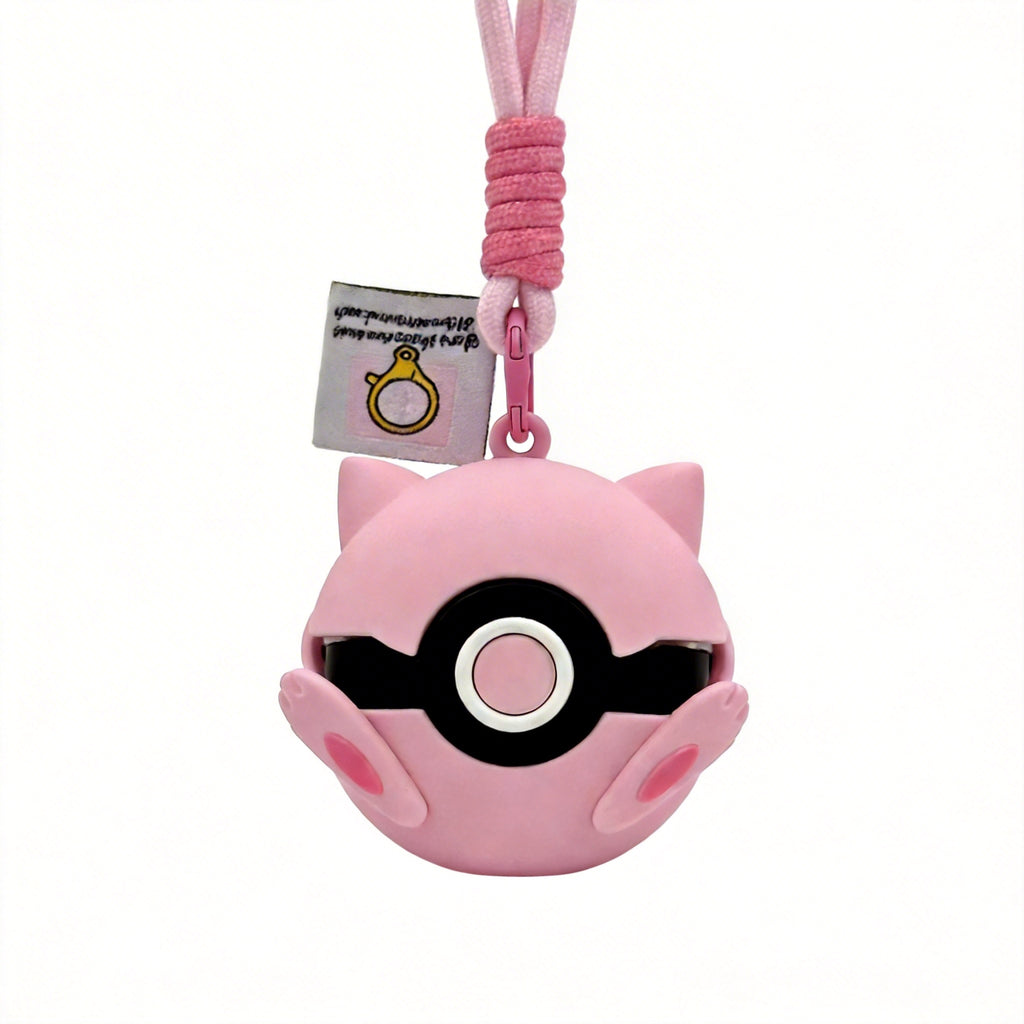 Funny Pink Piggy 3D Sphere Case for AirPods Pro | Protective Silicone Animal Cover
