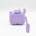 Purple Smiling Blob 3D Case for AirPods Pro | Cute Shape-Shifter Design